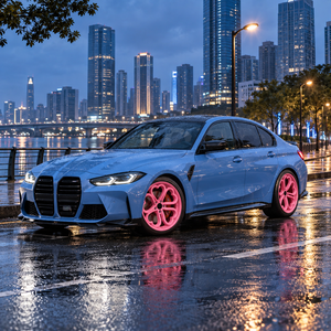 Vente en gros de jantes en alliage forgé de 16 à 24 pouces avec un design en forme de cœur rose pour BMW, Mercedes-Benz, Audi, Porsche, projets de jantes personnalisées OEM ODM - Product Image 4