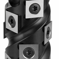 Tête de coupe hélicoïdale en carbure Miaorui de 32 mm de diamètre de coupe, fraise spirale de 20 mm de queue pour le rabotage de surface du bois