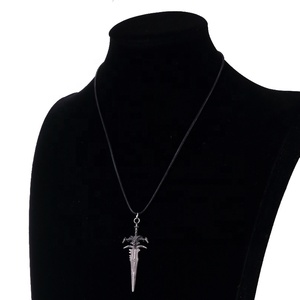 Collana con Ciondolo Spada Frostmourne di World of Warcraft ZRM, Design Vintage in Lega di Zinco, Regalo Unisex per Anniversario - Product Image 6