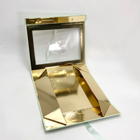 Boîtes cadeaux personnalisées en papier avec couvercle magnétique et fenêtre transparente en PVC pour biscuits, chocolats, cupcakes, pâtisseries et gâteaux