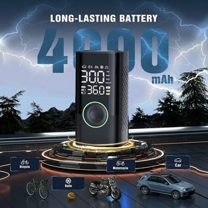 Inflador <span class=keywords><strong>de</strong></span> Neumáticos Portátil <span class=keywords><strong>de</strong></span> 150 PSI, <span class=keywords><strong>Compresor</strong></span> <span class=keywords><strong>de</strong></span> <span class=keywords><strong>Aire</strong></span> Inalámbrico, Mini Bomba Digital para Automóvil, Motocicleta, Bicicleta y Balón, Inflado Rápido y Parada Automática - Product Image 2