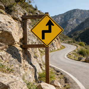 Señalización de Tráfico de Advertencia Amarilla Estándar Estadounidense - Zona de Pizza Personalizable + Señales de Seguridad para Peligros en la Carretera (Mercado de EE. UU.) - Product Image 6