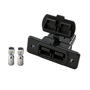 Connecteur de batterie 50A 600V, courant nominal 50A, 2 broches en cuivre, <span class=keywords><strong>prise</strong></span> d'alimentation avec protection anti-poussière pour <span class=keywords><strong>remorque</strong></span> - Product Image 1