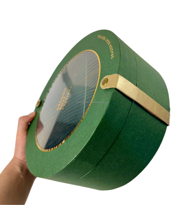 Cadeau de cylindre en carton kraft de luxe personnalisé réutilisable feuille noire rigide conception télescopique points UV fond de couvercle pour la marque de bougie - Product Image 1