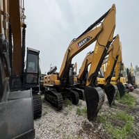 Excavadora de cadenas usada de la marca china Sany SY305H, con poca tiempo de trabajo y en buen estado, con motor Isuzu, en venta.