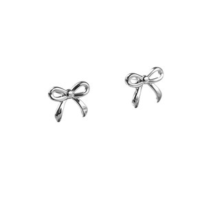 Boucles d'oreilles clous dorées à nœud, style rétro, export transfrontalier Europe-Amérique, avec design ajouré, légères - Product Image 5