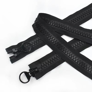 <span class=keywords><strong>Fermeture</strong></span> <span class=keywords><strong>éclair</strong></span> en résine plastique à dents larges, à extrémité ouverte, robuste, moins chère, avec deux curseurs - Product Image 6