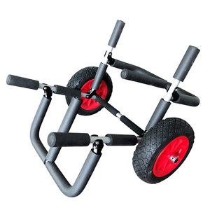<span class=keywords><strong>Chariot</strong></span> à pagaie double SUP en aluminium avec système de roulement pratique <span class=keywords><strong>pour</strong></span> le transport de kayaks gonflables - Product Image 2