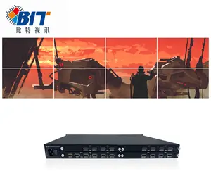 Bitvisus 16 kanäle video wand controller 8K outdoor werbung player innen LCD / LED TV wand prozessor