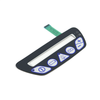 Panel de Teclado de Membrana con Teclas Táctiles Electrónicas Inteligentes, Botones en Relieve, con Membrana Flexible y Teclado de Cúpula Metálica