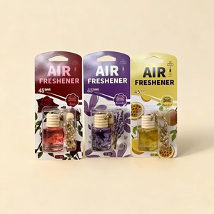 Car Air Freshener Hanging Glass <b>Bottle</b> Vent Pendant Long - Lasting Pleasant Scent for Vehicle - Product Image 1