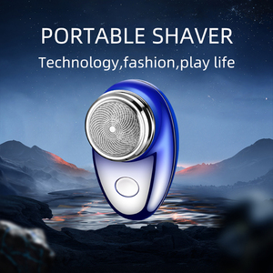 USB Power One-Blade Portable Magnetic Hair Trimmer Rotary <b>Shaver</b> for Men Household Hotel Use Triple Blade <b>Shaver</b> - Product Image 4