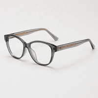 Lunettes d'ordinateur rétro TR90 anti-lumière bleue, protection contre les radiations, monture optique en acétate, montures de lunettes