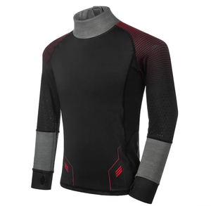 Maillot de hockey sur glace à manches raglan, coutures plates, poignets anti-coupure, sous-vêtement technique, personnalisable pour équipe, 100% polyester, séchage rapide - Product Image 4