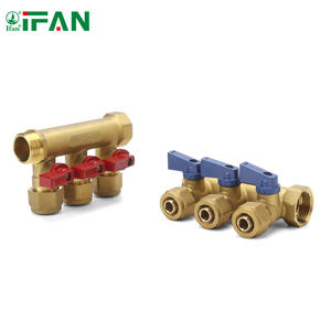 IFAN保証品質3/4 "マニホールド4方法床下暖房システム真水マニホールド - Product Image 4