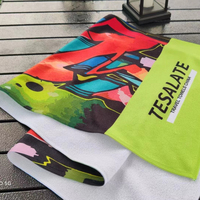 Serviette de sport pour le visage en microfibre Terry, super absorbante, douce, écologique, avec logo OEM personnalisé
