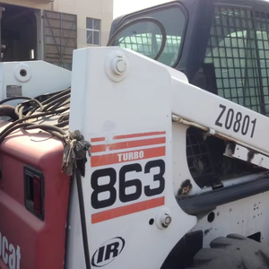Cargadora Bobcat S863 usada de alta calidad, 3,5 toneladas, maquinaria de construcción más vendida con cargadora frontal S160 S180 S300 - Product Image 3