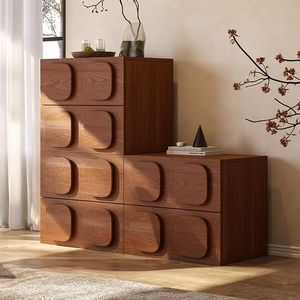 Commode en bois antique multifonctionnelle <span class=keywords><strong>avec</strong></span> tiroirs, table <span class=keywords><strong>de</strong></span> chevet pour salon, côté <span class=keywords><strong>canapé</strong></span> et organisation <span class=keywords><strong>de</strong></span> chambre à coucher - Product Image 5