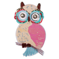 Nouvelles Appliques Brodés Économiques à Thermocoller : Aigle, Flamant Rose, Hibou