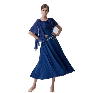 M-19195 Venta caliente Sexy vestido de baile de salón ropa de rendimiento moderno vals de baile de Tango de la práctica moderna vestido de fiesta - Product Image 5