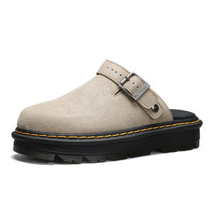 Mocassini Aperti sul Retro <span class=keywords><strong>in</strong></span> Vera Pelle da <span class=keywords><strong>Uomo</strong></span> e Donna | Sabot con Suola Spessa e Sandali Casual alla Moda - Product Image 4