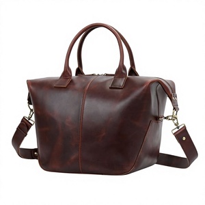 Real Buffalo Leather Luxury Waterproof Zipper Thermal Women's Handbags Fashionable Lightweight Eco Friendly Shopping Custom Logo - Product Image 5