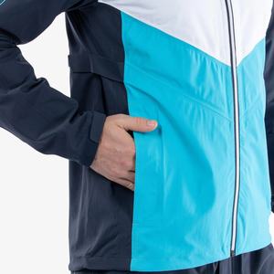 Meilleure veste de golf imperméable avec capuche, manches longues, col montant, design thermique, manches amovibles, service OEM disponible - Product Image 4