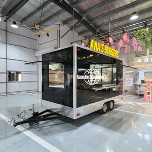 Camions et chariots mobiles de restauration rapide pour barbecue en bord de rue avec cuisine complète en acier inoxydable, garantie de 2 ans - Product Image 2