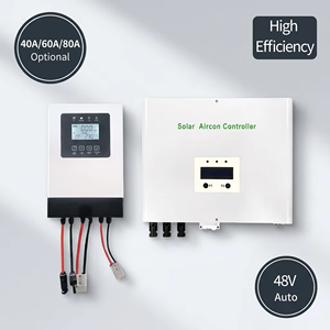 Controlador de Carga Solar 40A 60A 80A 48V, Regulador Automático de Batería para Sistemas Fotovoltaicos y Gestión de Energía de Aires Acondicionados, Maneja hasta 80 - Product Image 1