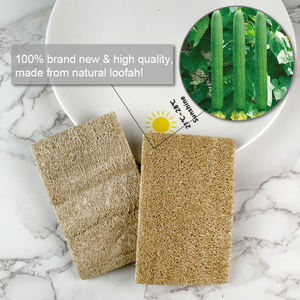 Écologique Papa Éponge Gommage Carré Plat Cuisine Nettoyage Luffa Éponge En Gros Biodégradable Zéro Déchet Naturel 7-15 Jours - Product Image 2