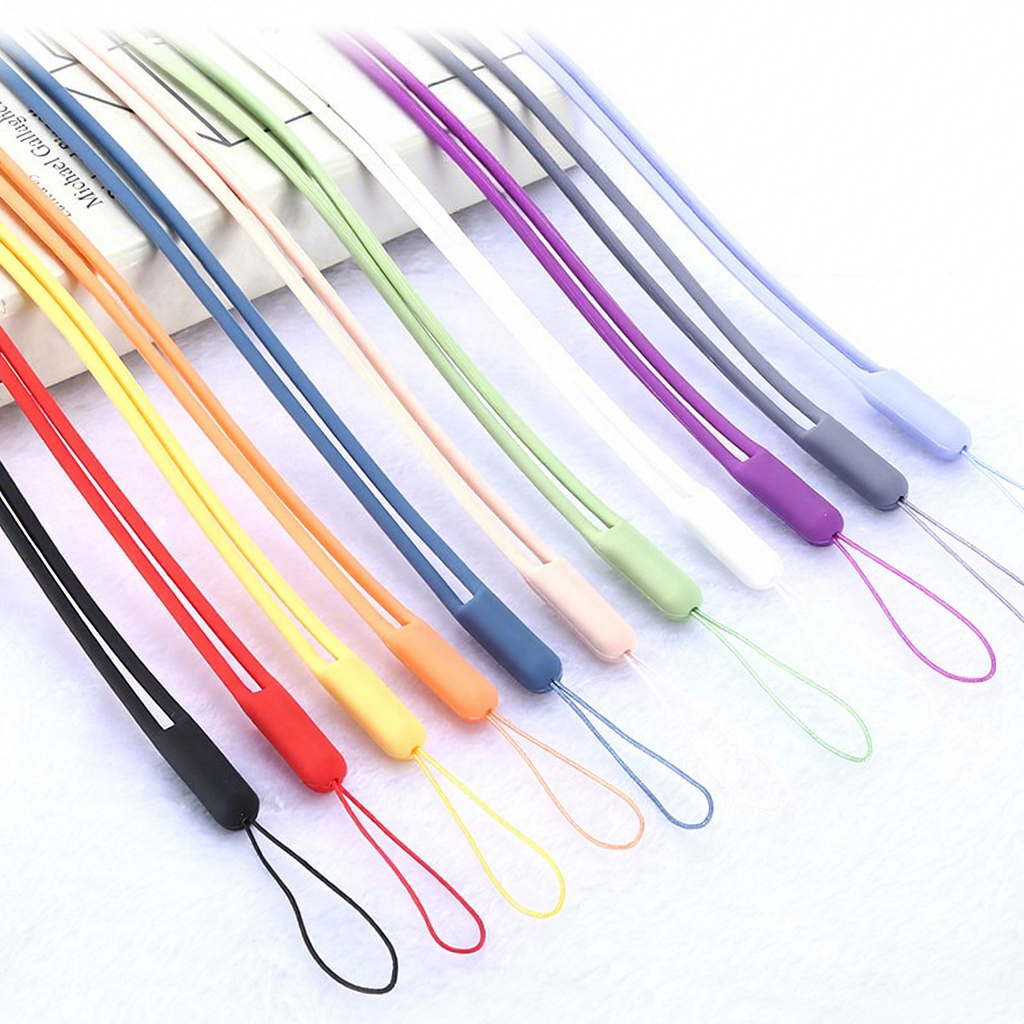 Wholesale Soft Silicone Phone Lanyard Short Rubber Cell Phone Holder Image 2