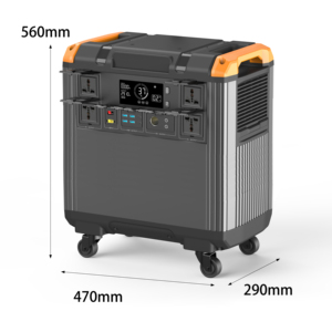 Generador Solar Portátil de Respaldo OEM al por Mayor de 5KWH 3000W MPPT con Batería LiFePO4, Encendedor de Cigarrillos y Linterna para Camping - Product Image 2