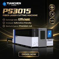 Machine de découpe laser fibre CNC 3 axes à mise au point automatique 1,5-6 kW pour tôles, optimisation de la découpe par IA, haute rigidité, contrôle Cypcut