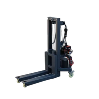 Tragbare LKW-Staplers tapler Selbst laden der Gabelstapler aufzug Elektrisches Hebezeug 300kg Tragfähigkeit 500mm Last zentrum YX
