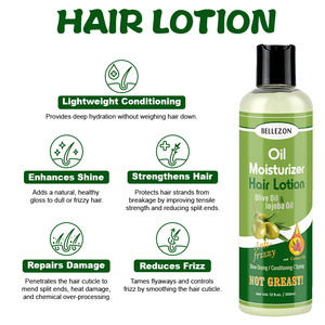 Après-shampoing nourrissant à l'huile d'<span class=keywords><strong>olive</strong></span>, combat les frisottis, huile lissante, hydratant, <span class=keywords><strong>lotion</strong></span> capillaire - Product Image 4