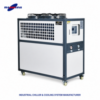 Système de refroidissement de processus RUIHAI 5HP 13,95 kW, refroidisseur d'eau haute efficacité, système de refroidissement par air, refroidisseur d'eau industriel refroidi par air