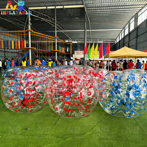 Ballon de football <span class=keywords><strong>gonflable</strong></span> durable de 1,2 m en PVC pour jeux de football en plein air, team building et divertissement en plein air - Product Image 1