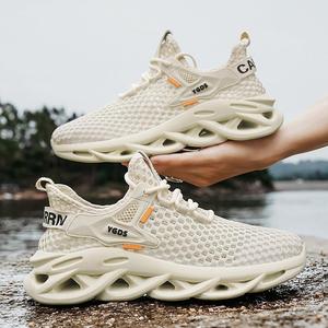 Sandales d'été légères et fines pour hommes, en maille ajourée, respirantes, décontractées, pour la course et le sport - Product Image 3