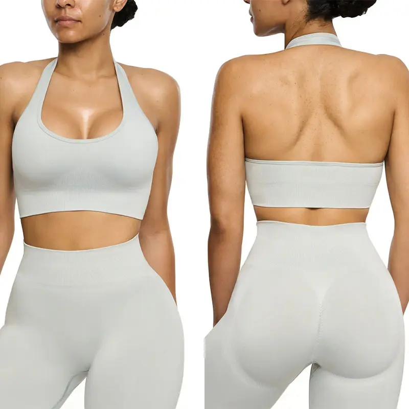 Le donne senza cuciture Activewear reggiseni pantaloncini palestra Yoga Set 2 pezzi Fitness Sport tute da palestra indossano vestiti da corsa