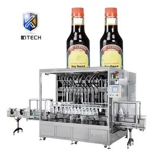 Factory Direct Sales Automatic Soy Sauce Bottle Filling Machine Line