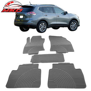 Alfombrillas de látex para Nissan Rogue 2014-2020, color gris, para todo tipo de clima, estilo OEM, impermeables. - Product Image 1