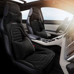 Universal Breathable Linen Car <b>Seat</b> Cushion Four Seasons Full Surround Cool Feeling Five <b>Seats</b> <b>Cover</b> <b>for</b> Cross-Border Foreign - Product Image 4