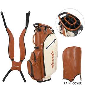 Bolsa <span class=keywords><strong>de</strong></span> <span class=keywords><strong>Golf</strong></span> Personalizada <span class=keywords><strong>de</strong></span> Cuero PU con 14 Divisores <span class=keywords><strong>de</strong></span> Longitud Completa, Ligera e Impermeable, Venta al Por Mayor <span class=keywords><strong>de</strong></span> Fábrica - Product Image 2