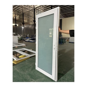 Portes extérieures en PVC Impact des ouragans <span class=keywords><strong>Porte</strong></span> à battants de cuisine en verre <span class=keywords><strong>d</strong></span>époli à double vitrage Fenêtre et <span class=keywords><strong>porte</strong></span> <span class=keywords><strong>d</strong></span>'<span class=keywords><strong>entrée</strong></span> en PVC - Product Image 4