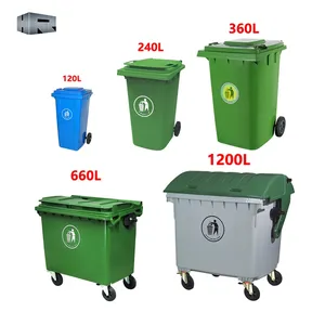 Fabricant de grandes poubelles en plastique Poubelles de plusieurs tailles disponibles Poubelles extérieures personnalisées