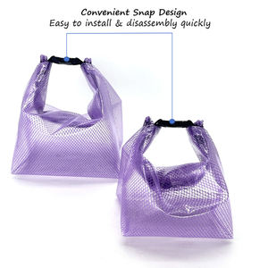 Bolsa de Cosméticos Transparente de Malla EVA con Logotipo Personalizado para Camping Familiar en la Playa, Bolsa de <span class=keywords><strong>Piscina</strong></span>, Organizador de Maquillaje, Caja de Almacenamiento - Product Image 3