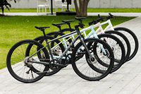 Vélos de route pas chers, vélo 1*9 vitesses, vélo de route 700C, vélos en aluminium 6061, vélo à frein à disque 700C