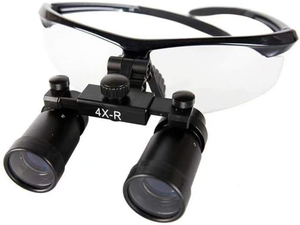 แว่นขยายแบบคาดศีรษะ4X พร้อมกระจกออปติคอลเคลือบสีดำปรับได้แว่นขยายคุณภาพสูง - Product Image 5