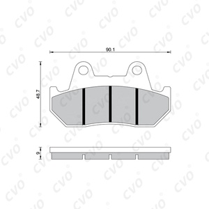 ผ้าเบรคทนอุณหภูมิสูงสำหรับ Honda CB 125/<span class=keywords><strong>CBX</strong></span> 125/250 CBR 400/500/600 Vf <span class=keywords><strong>750</strong></span>เหมาะกับผ้าเบรคที่เผา FA069 - Product Image 5