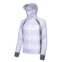 Vente en gros Full Zip Chasse Protection solaire Résistant à l'eau Imprimé Camo Sublimé Uv Pêche à capuche